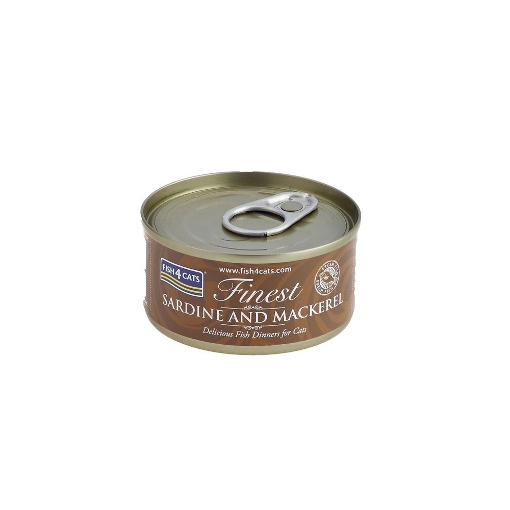 Fish4Cats konserv kassidele sardiini ja makrelliga 70 g