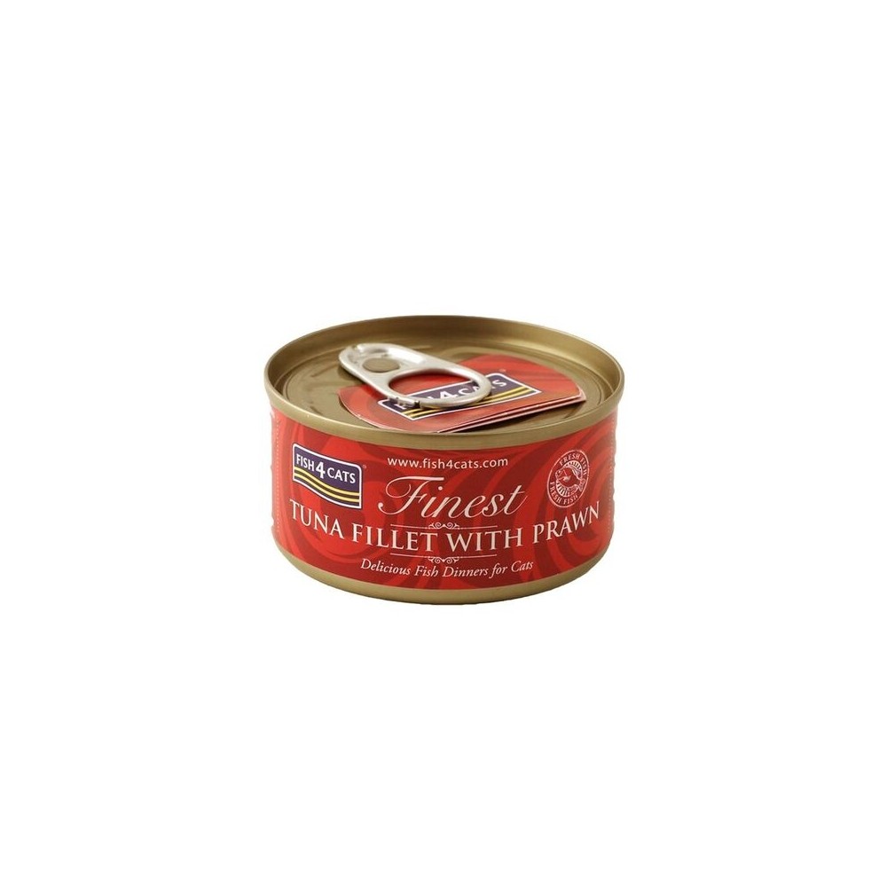 Fish4Cats konserv kassidele tuunikala ja krevetiga 70 g