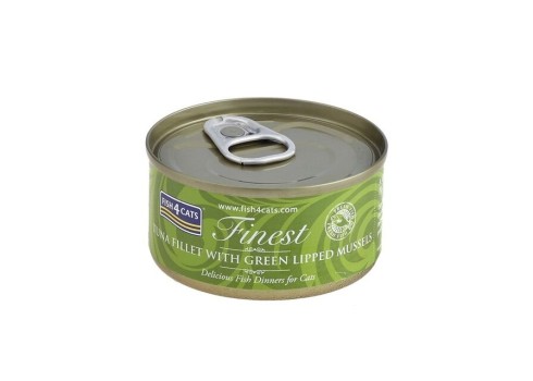 Fish4Cats konserv tuunikala ja rannakarpidega 70 g