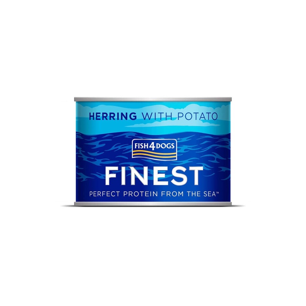 Fish4Dogs Finest Herring konserv koertele heeringa ja kartuliga 185 g