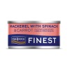 Fish4Dogs konserv koertele makrelli, porgandi ja spinatiga 85 g