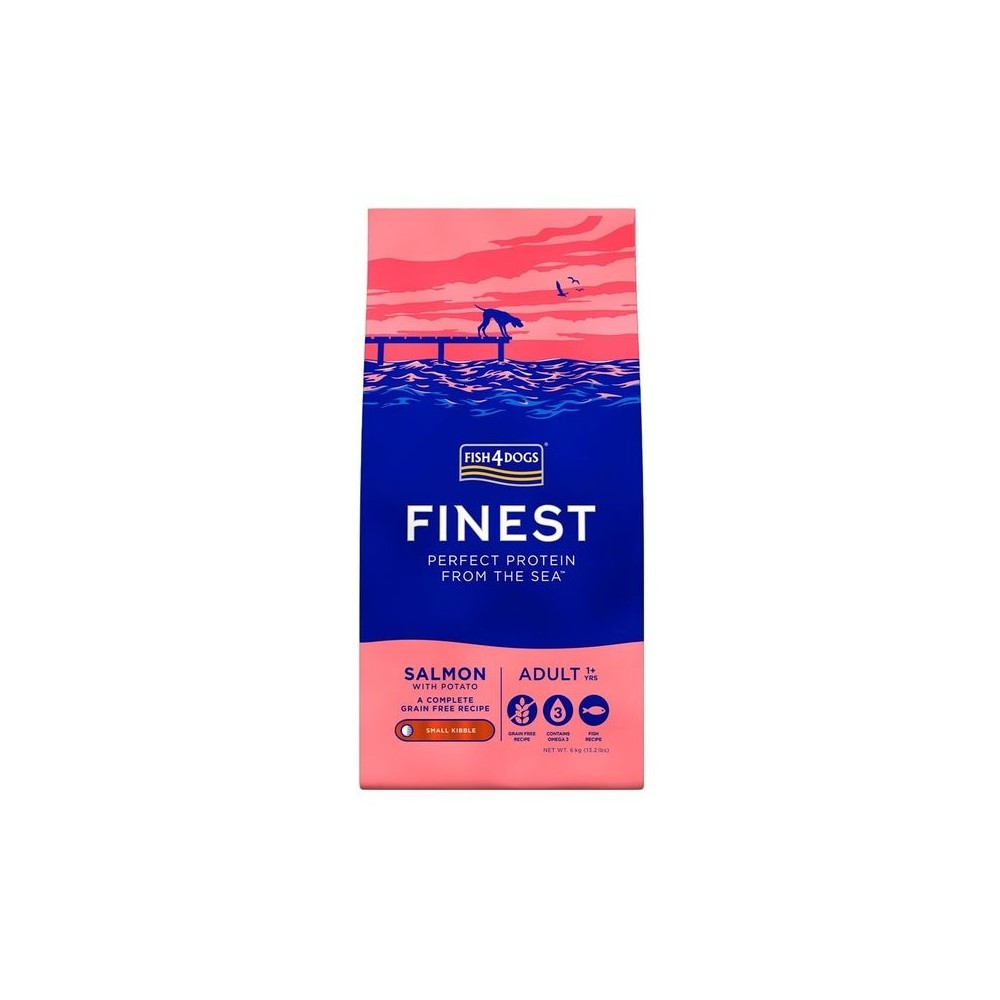 Fish4Dogs Small kuivtoit täiskasvanud koertele lõhega 1,5 kg