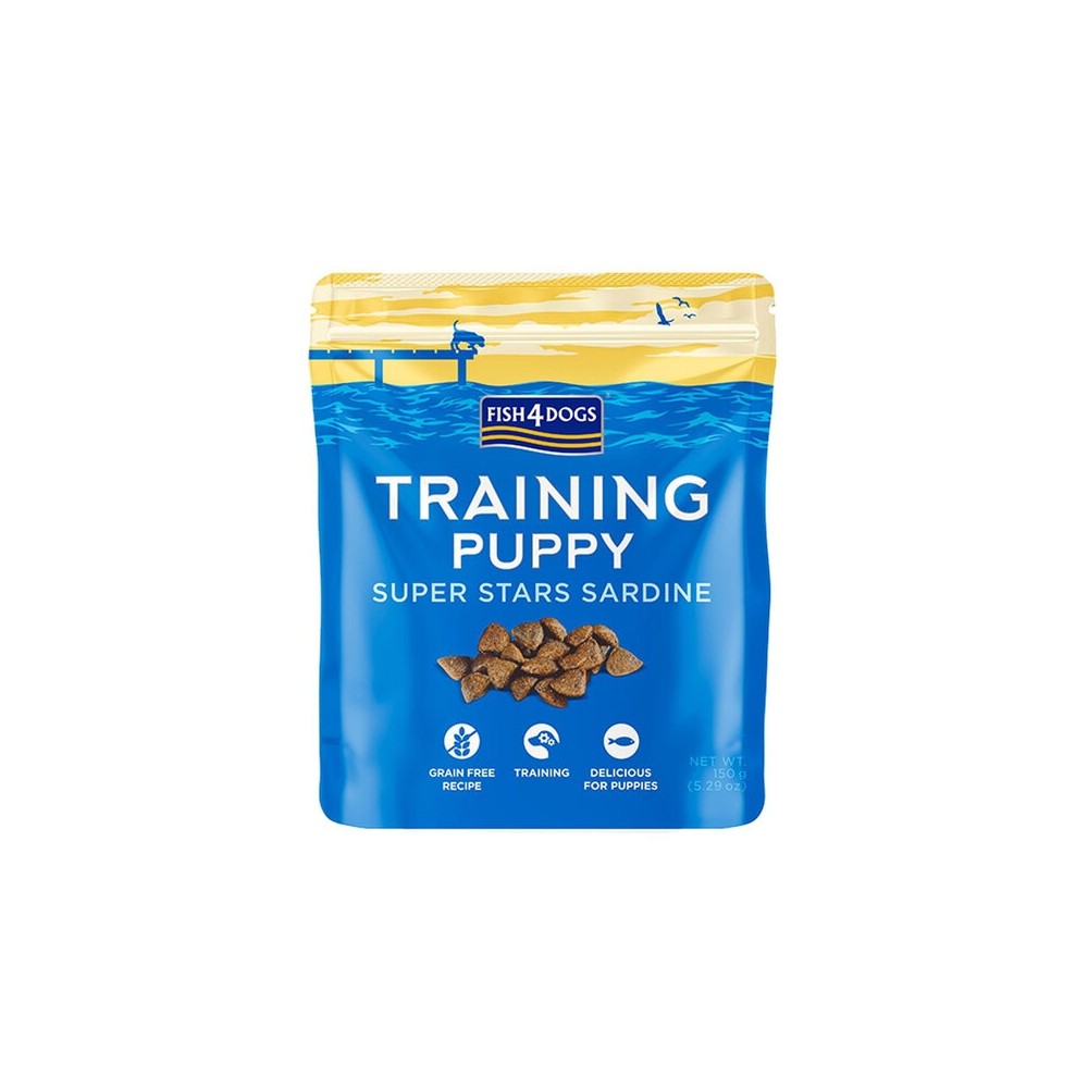 Fish4Dogs Superstars treeningmaiused kutsikatele, sardiiniga 150 g Fish4Dogs Superstars treeningmaiused kutsikatele, sardiiniga 150 g