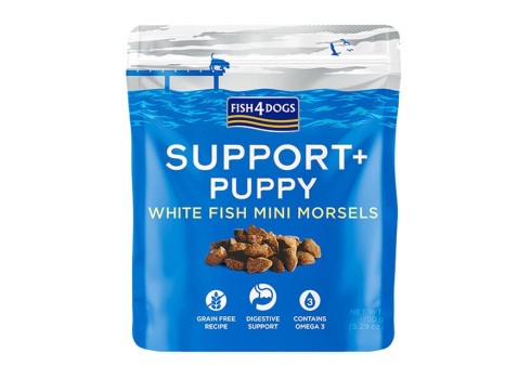 Fish4Dogs Morsels Digestion, maius kutsikale, valge kalaga 150 g