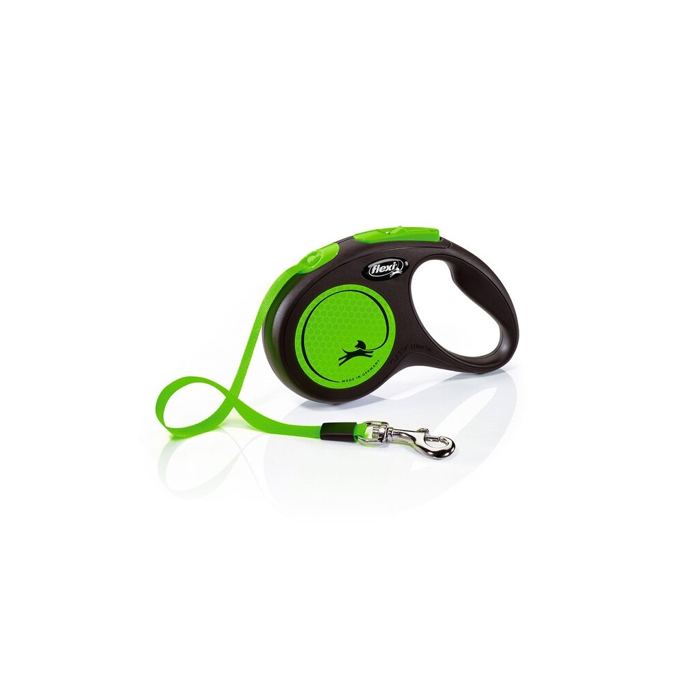 Flexi Neon lintrihm S 5 m, roheline
