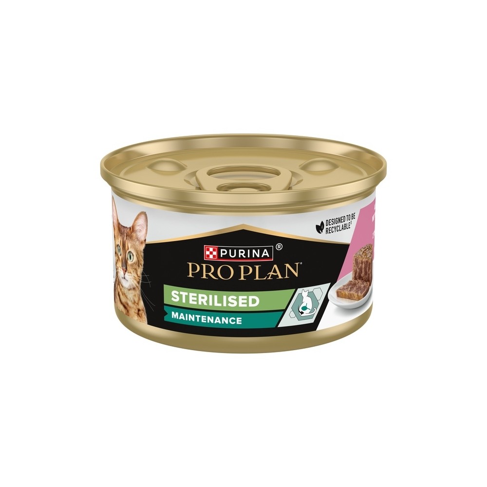 Purina Pro Plan Steril pasteet tuunikala-lõhe 85g Purina Pro Plan Steril pasteet tuunikala-lõhe 85g