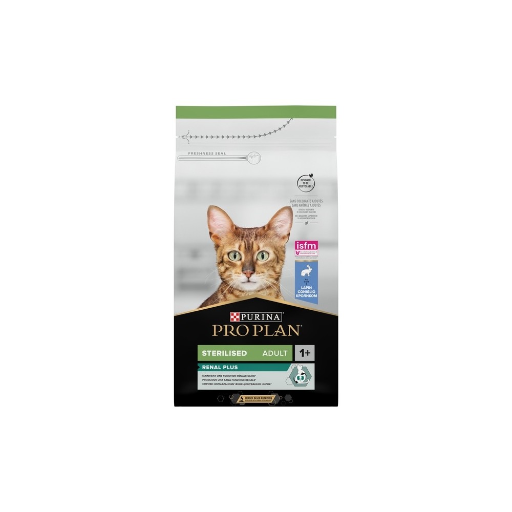 Purina Pro Plan kassitoit Sterilised Renal küülik, 1,5kg
