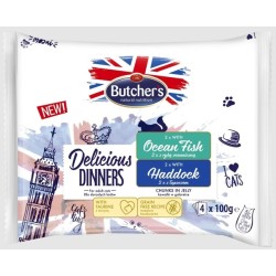 Butchers Delic. Dinner kassi einekotike ookeanikala-kilttursk, 4x100g