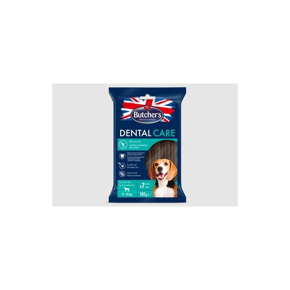 Butchers Dental Medium maius koerale 180 g Butchers Dental Medium maius koerale 180 g