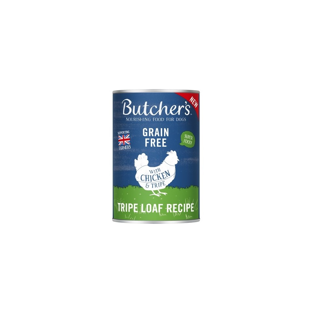 Butcher's pasteet koerale Original tripe-kana 400g