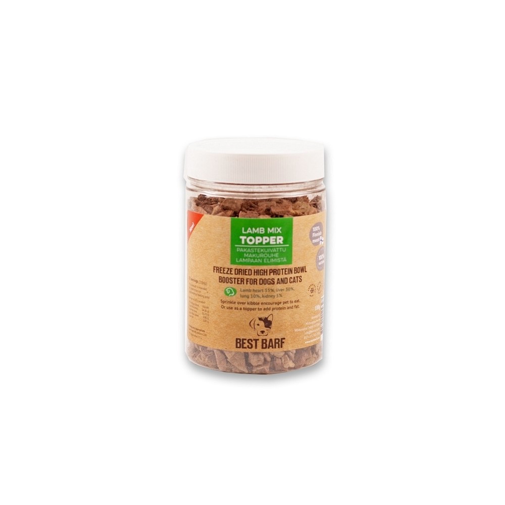 Best Barf külmkuivatatud maius, lambaliha topper 100 g