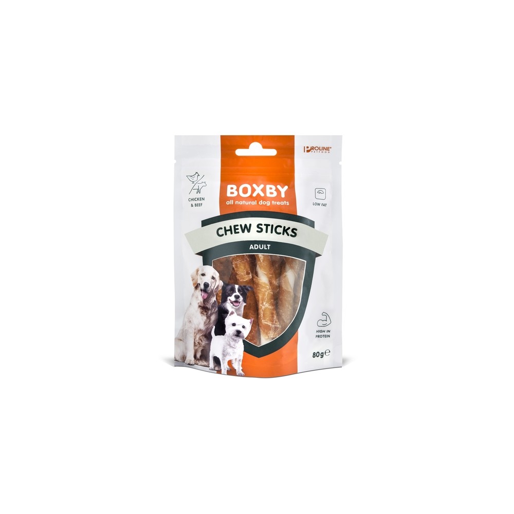 Boxby närimismaius koerale kana ja veisega 80 g
