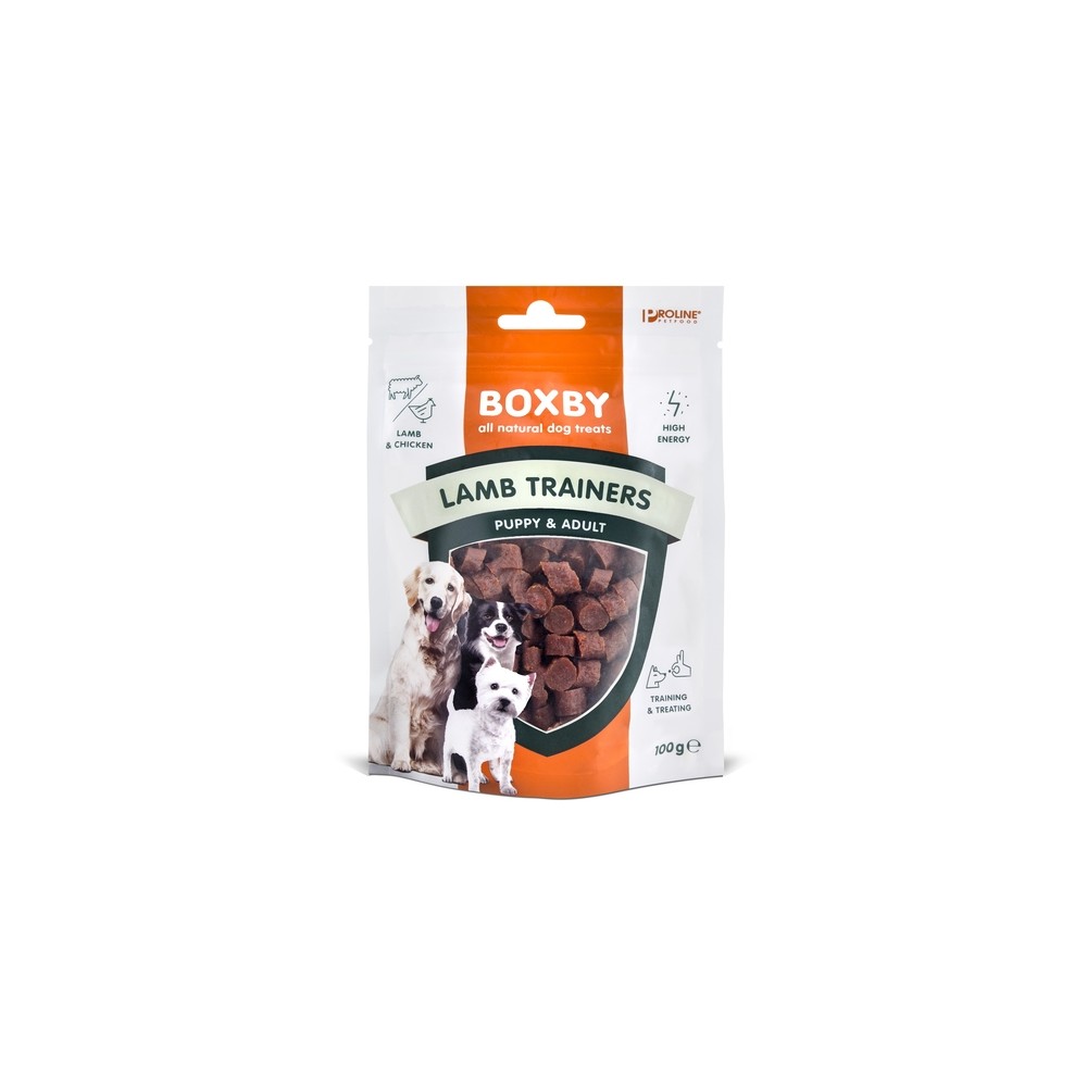 Boxby treeningmaius koerale lammas 100 g
