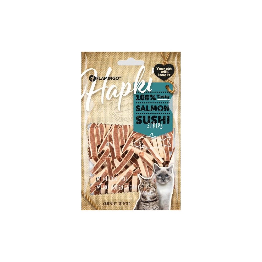 Flamingo Hapki kassimaius, lõhesushi ribad 85 g