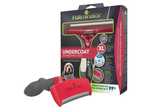 Furminator aluskarva kamm, XL, pikakarvalisele koerale