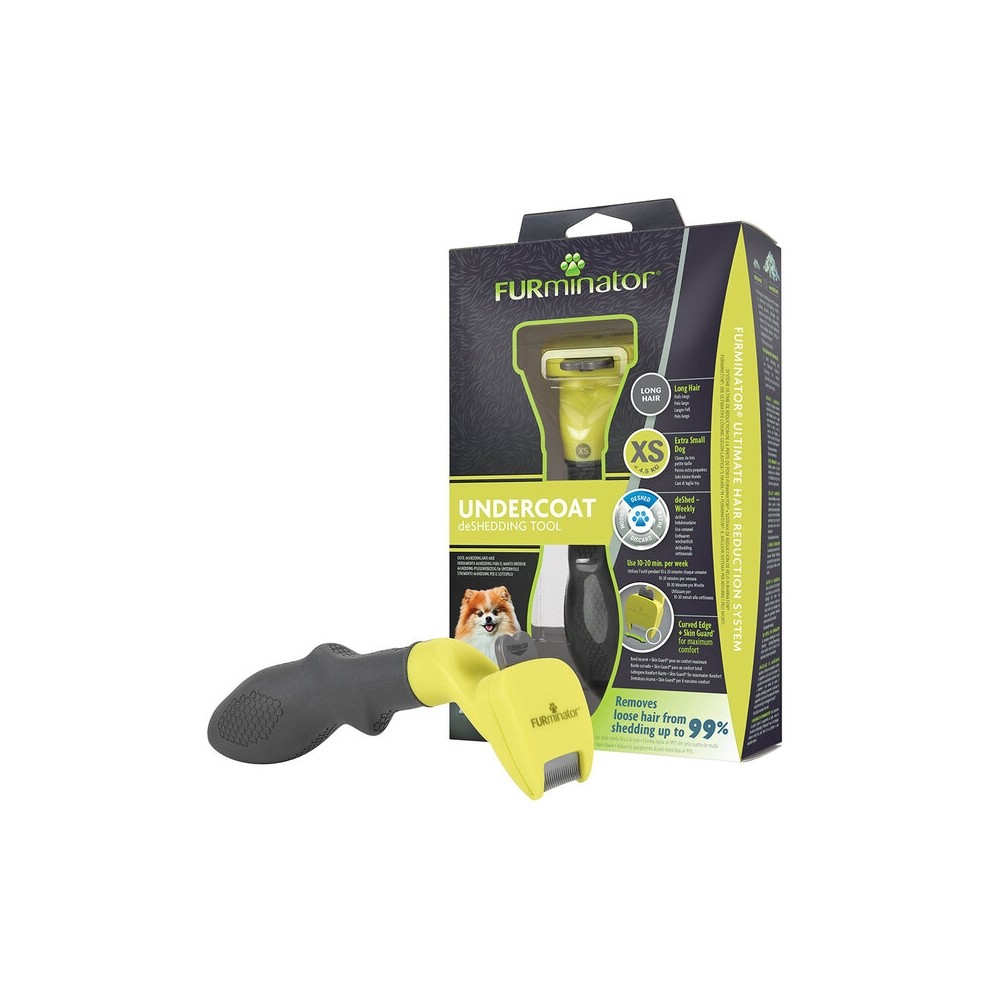 Furminator aluskarva kamm, XS, pikakarvalisele koerale