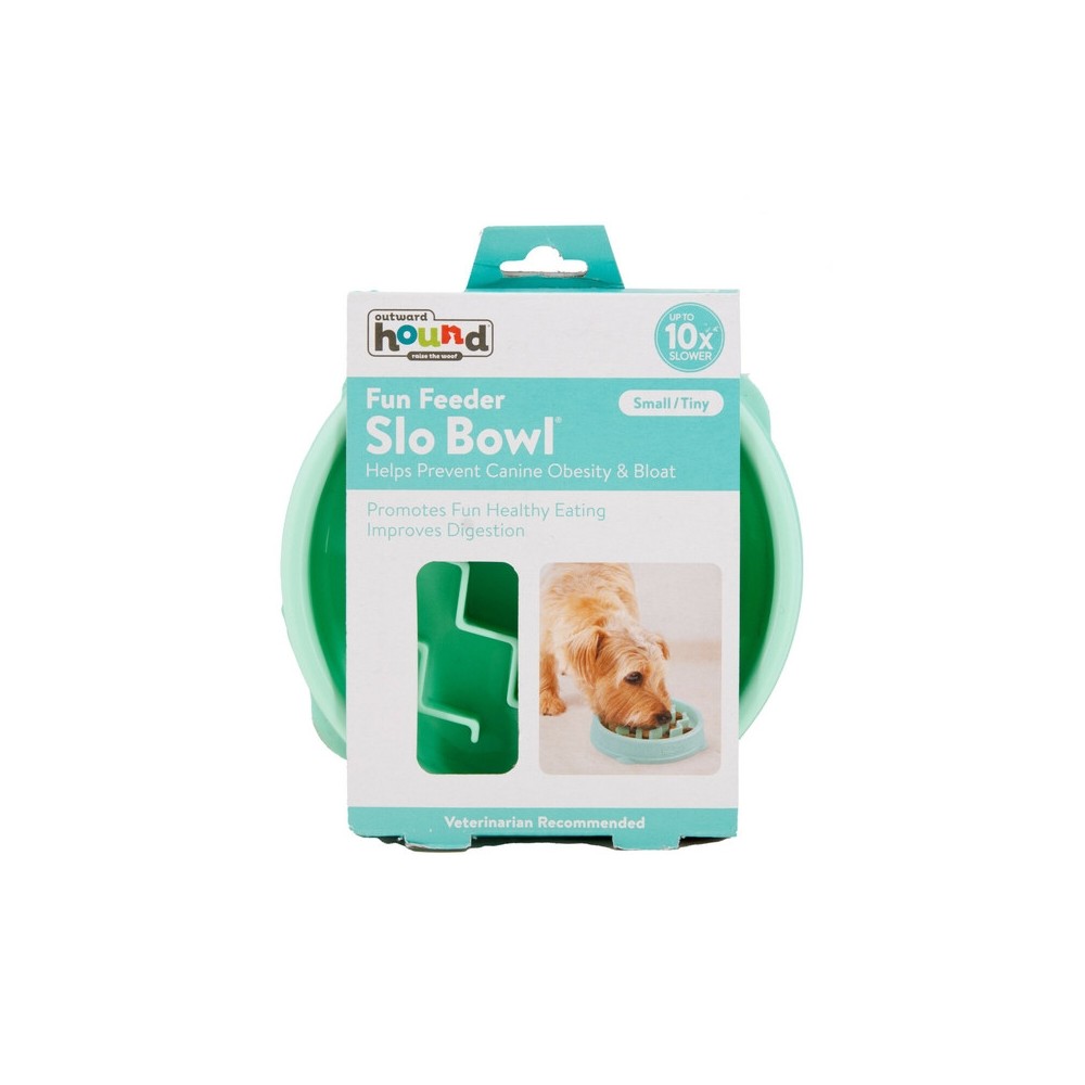 Outward Hound Fun Feeder kauss aeglaseks söötmiseks, S, münt