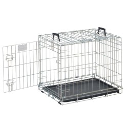 Savic Dog Residence tsingitud metallpuur koertele M 78x53,5x60,5cm