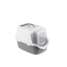 Stefanplast Cathy Easy Clean kassi liivakast 56x40x40cm, hall-valge