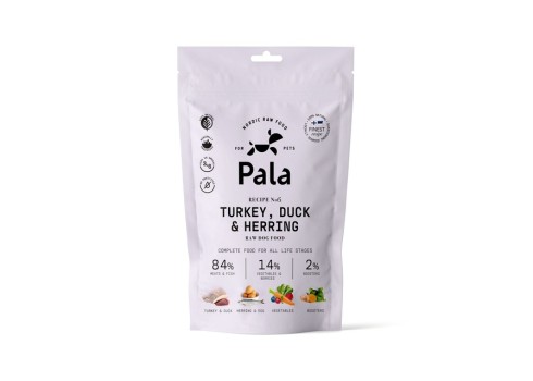 Pala koera toortoit kalkun-part-heeringas 400 g