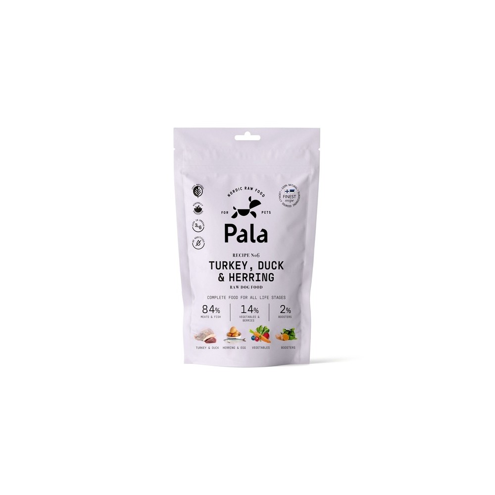 Pala koera toortoit kalkun-part-heeringas 400 g