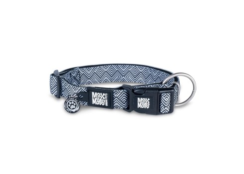 Max&Molly koera kaelarihm Smart ID Mykonos L 39-62cm, must