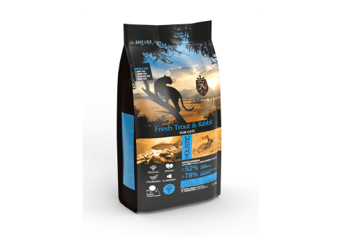 Ambrosia Teraviljavaba Värske Forelli ja Küülikulihaga kassidele 3kg (2x1,5kg)