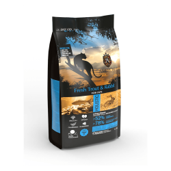 Ambrosia Teraviljavaba Värske Forelli ja Küülikulihaga kassidele 3kg (2x1,5kg)