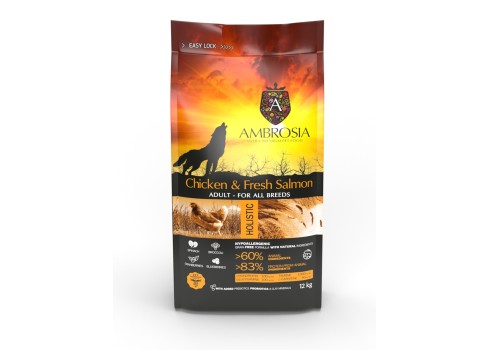 Ambrosia Kana ja Värske Lõhe 12kg