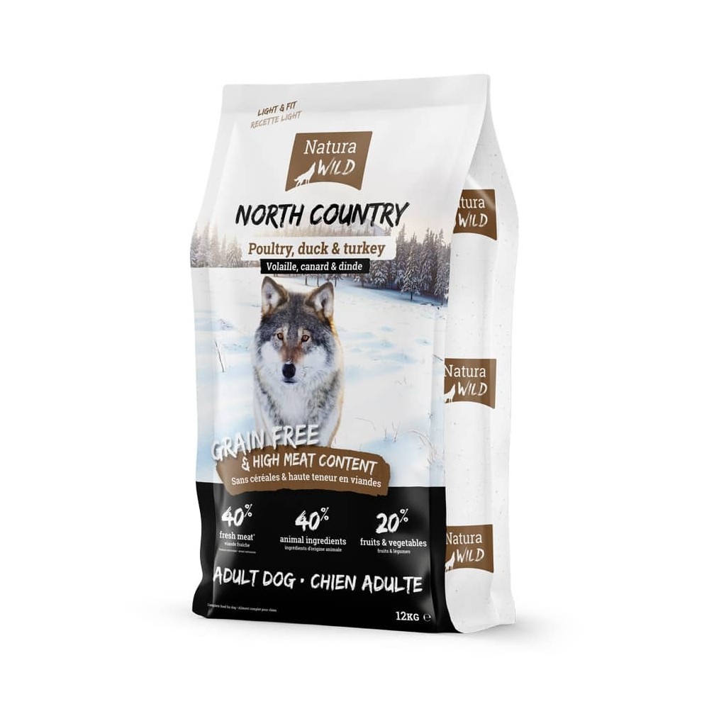 Natura Wild North Country  Kana, Part ja Kalkun 12kg