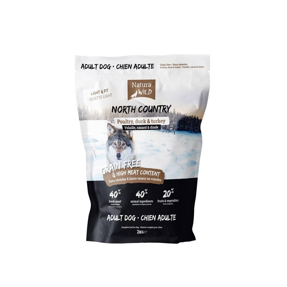 Natura Wild North Country  Kana, Part ja Kalkun 2kg