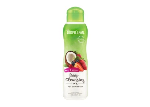 TropiClean Looduslik Sügavpuhastav Shampoon Koertele ja Kassidele 355ml