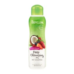 TropiClean Looduslik Sügavpuhastav Shampoon Koertele ja Kassidele 355ml