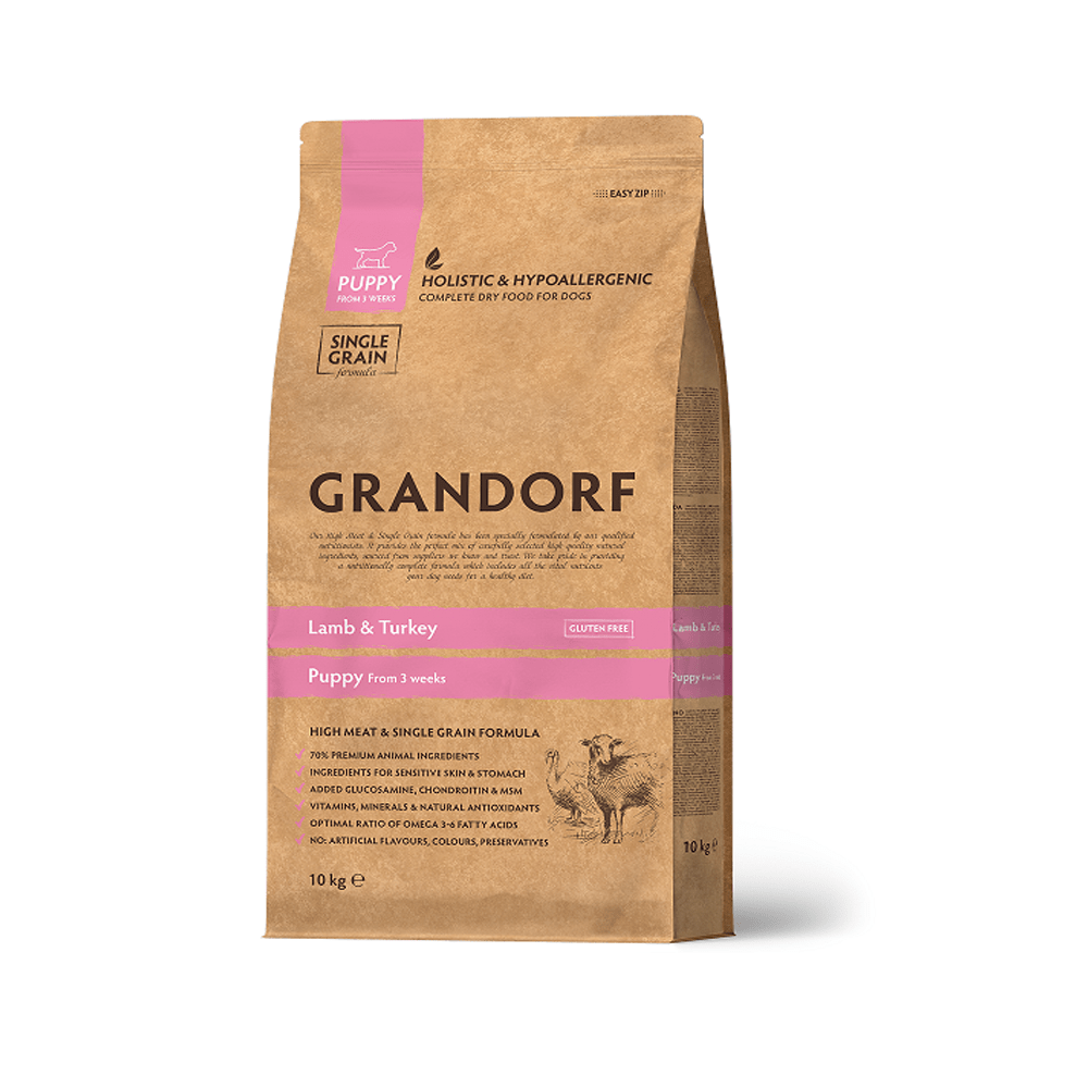 Grandorf Lammas ja Kalkun Kutsikatele 10kg Grandorf Lammas ja Kalkun Kutsikatele 10kg