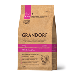 Grandorf Kalkuniliha Keskmistele & Suurtele Koertele 6kg (2x3kg)