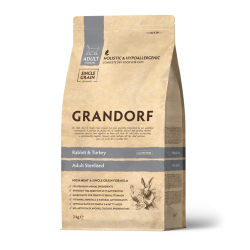 Grandorf Cat Jänes ja Kalkun Steriliseeritud Kassidele 2kg