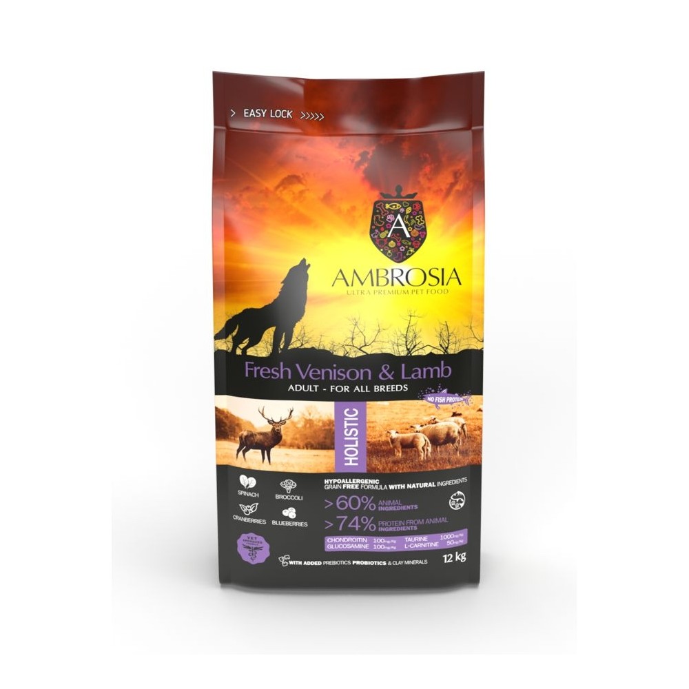 Ambrosia Värske Uluk ja Lammas 2kg Ambrosia Värske Uluk ja Lammas 2kg