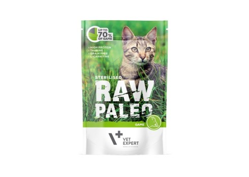 Raw Paleo einekotike steriliseeritud kassile ulukiga, 100 g