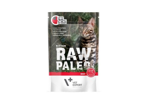 Raw Paleo einekotike kassipojale veisega, 100 g