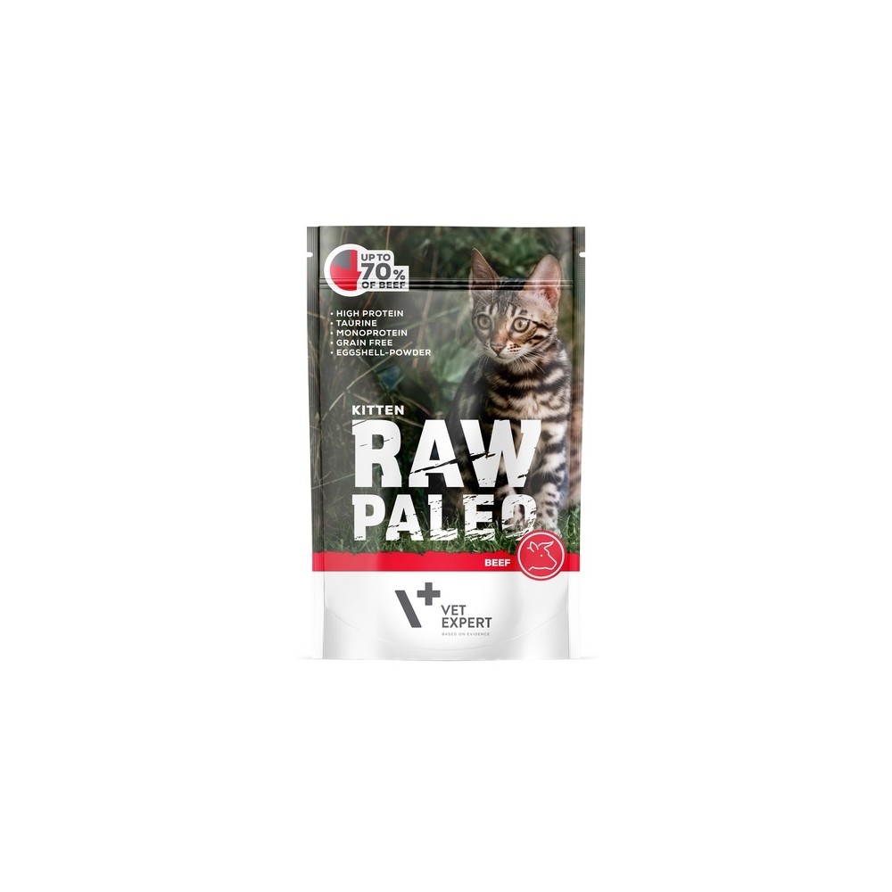 Raw Paleo einekotike kassipojale veisega, 100 g