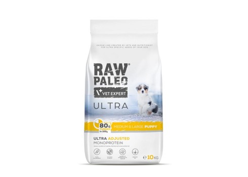 RAW PALEO KUTSIKA TÄISSÖÖT ULTRA KESK.-SUUR TÕUG KALKUN 10KG