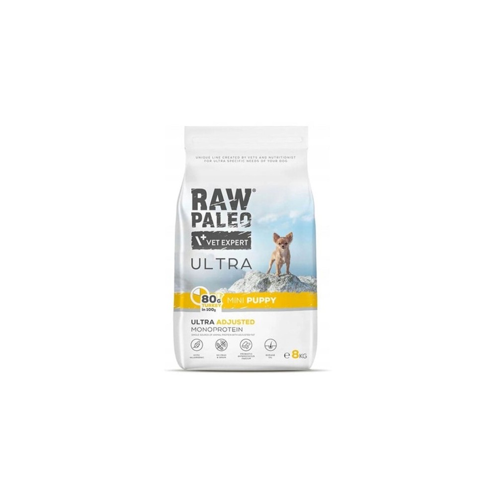 RAW PALEO KUTSIKA TÄISSÖÖT ULTRA MINI KALKUN 8KG