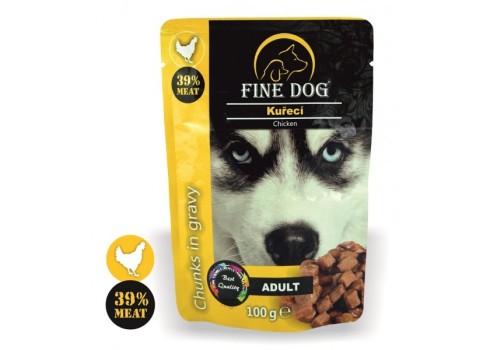 Fine Dog koeraeine kanaga 22X100g