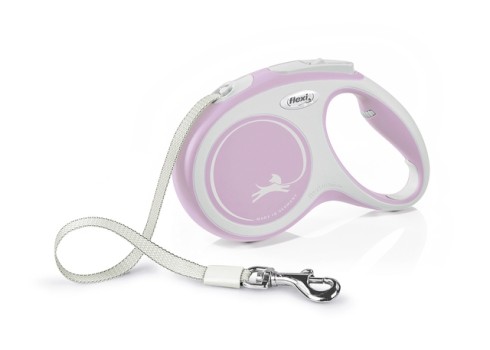 Flexi New Comfort lintrihm XS-3 m, heleroosa