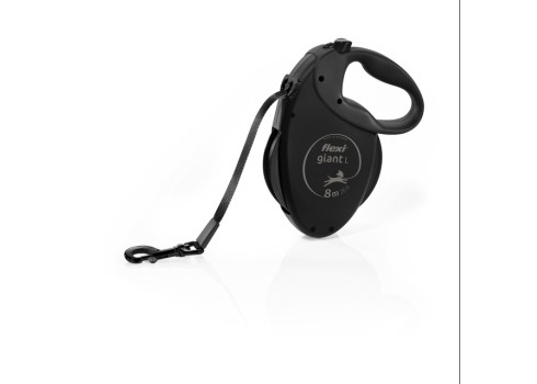Flexi Giant lintrihm Black Edition L Plus 8 m, must