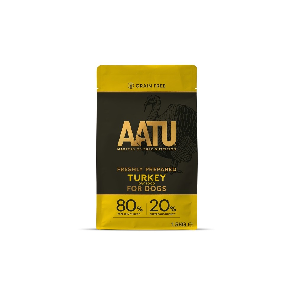 Aatu kuivtoit koertele, kalkunilihaga 1,5 kg