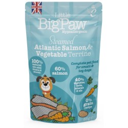 Little Bigpaw koera einekotike aurutatud lõhe ja köögiviljadega 85 g