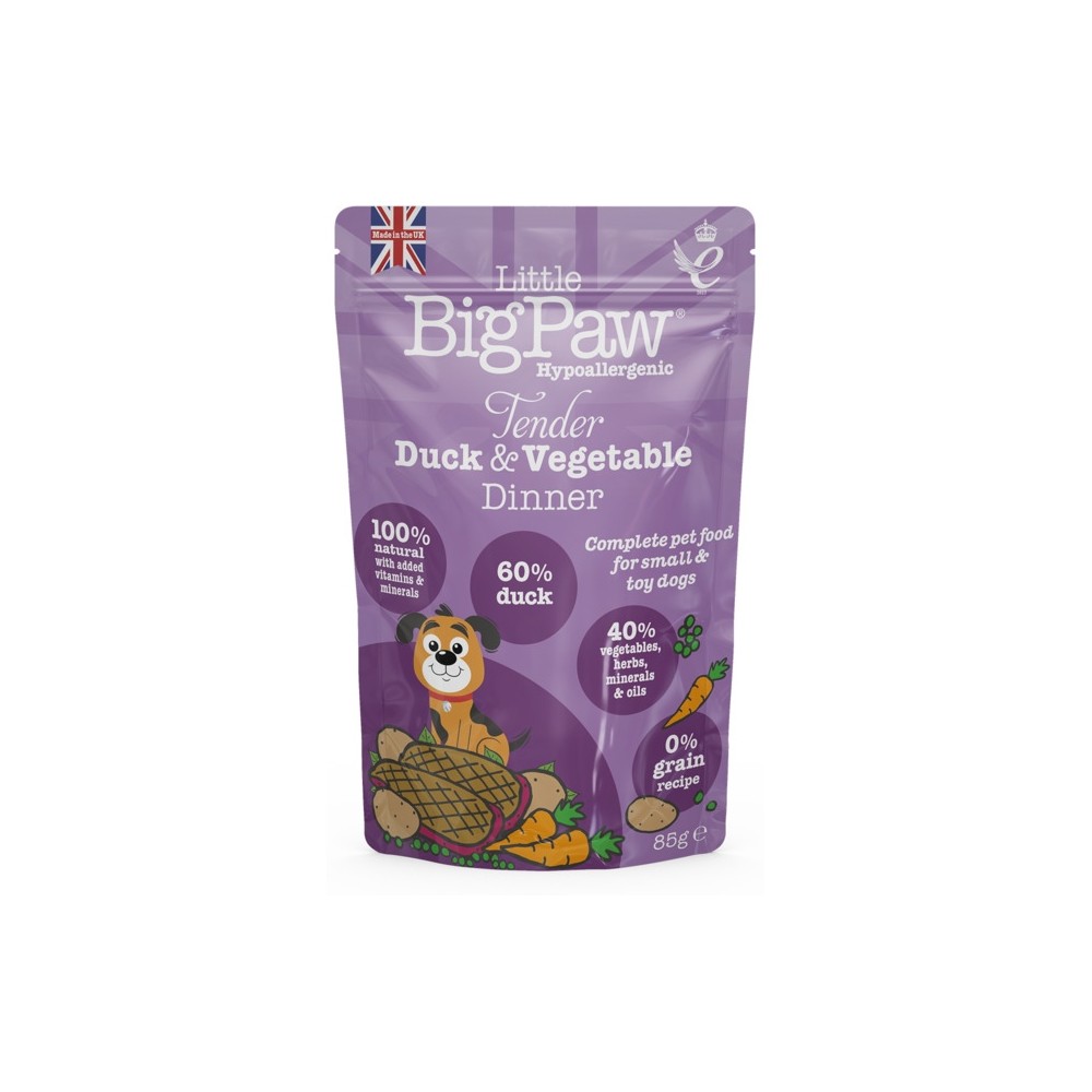 Little Bigpaw koera einekotike pardi ja köögiviljadega 85 g
