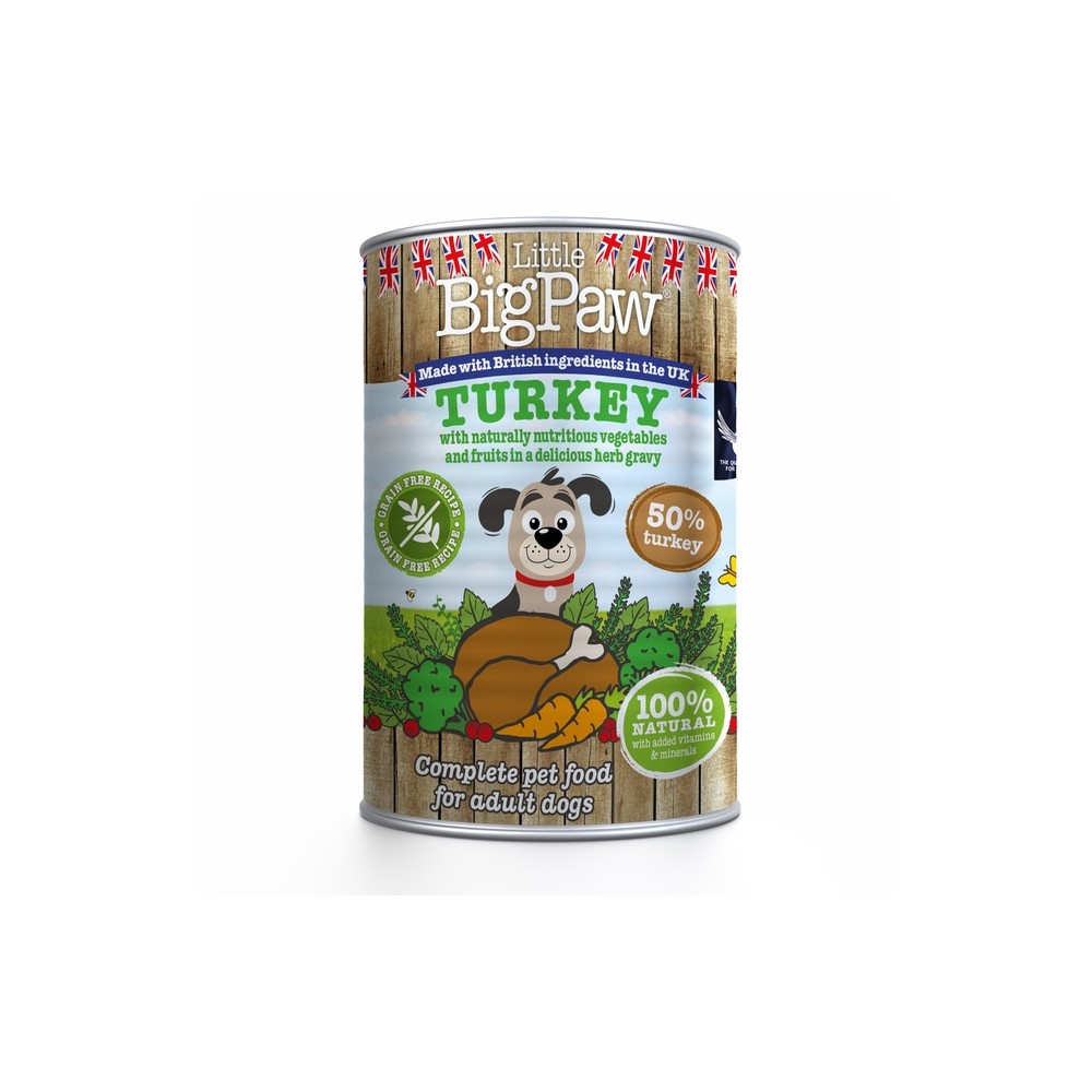 Little Bigpaw koera konserv kalkuni ja köögiviljadega 390 g