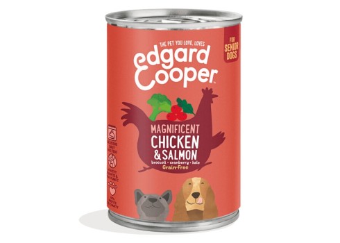 Edgard Cooper konserv koerale, kanaliha ja lõhega 400 g